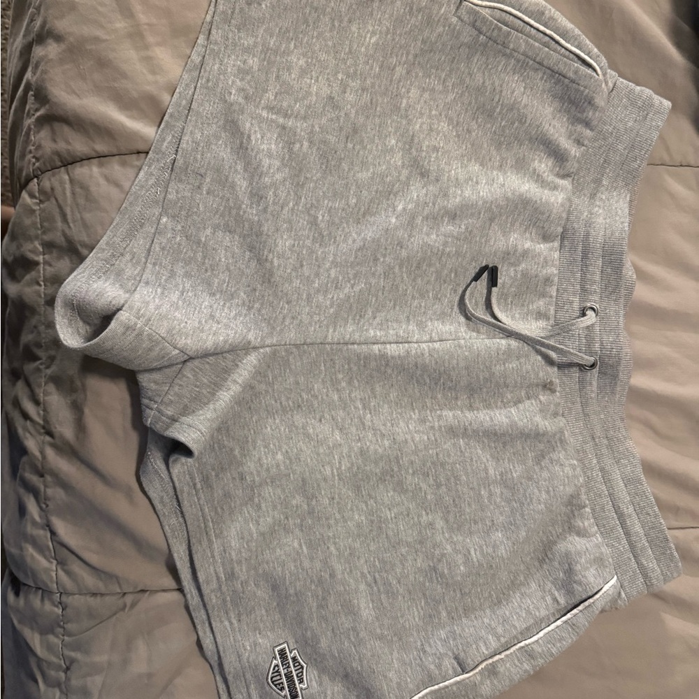 Harley-Davidson Light Gray Athletic Shorts